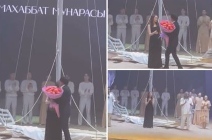 "Айырылыспаңыздаршы”: Жұлдызға 101 розамен келген Қайрат Нұртас елді жылатты