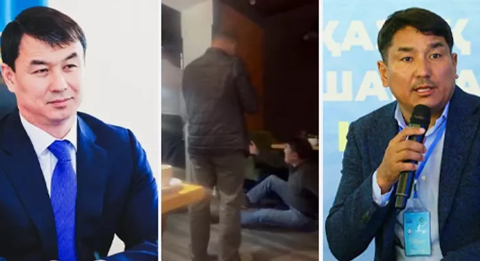 Түркістанның әкімін «Хан» деп атаған белсендіні полицейлер ұрып кетті