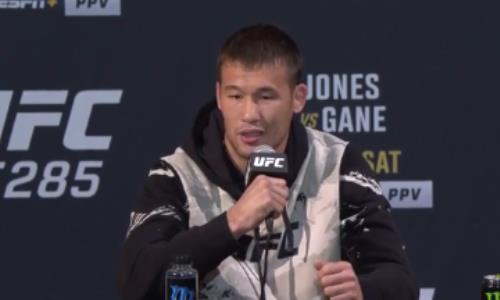 Казахский язык вошел в историю UFC после заявления Шавката Рахмонова