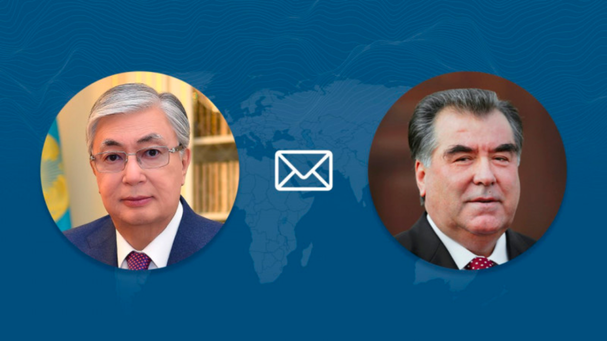 Токаев поздравил президента Таджикистана