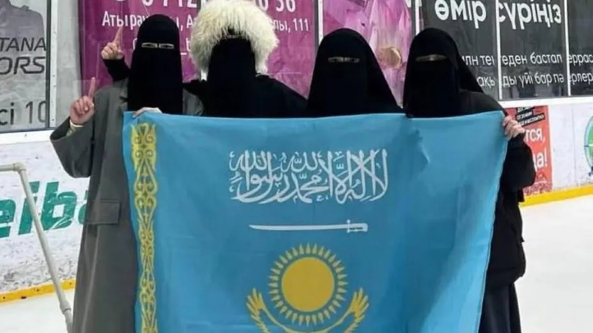 ҰҚК Қазақстан туымен суретке түскен никабтағы қыздарды іздестіріп жатыр 