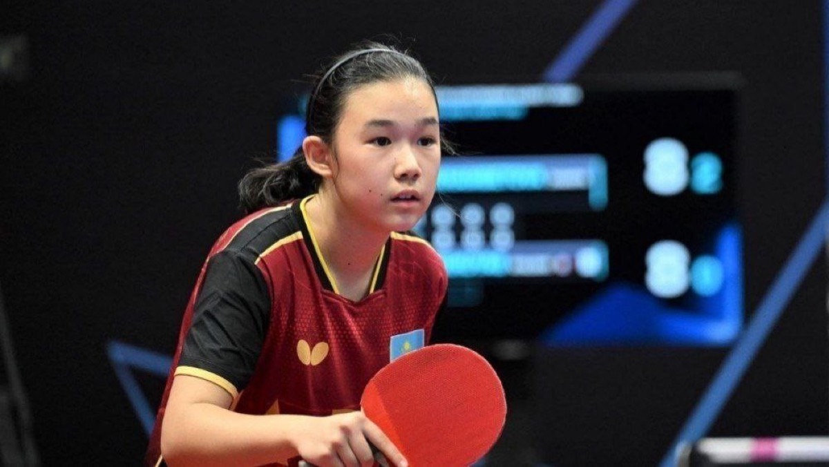 Казахстанка стала третьей на WTT Youth Contender по настольному теннису в Ташкенте