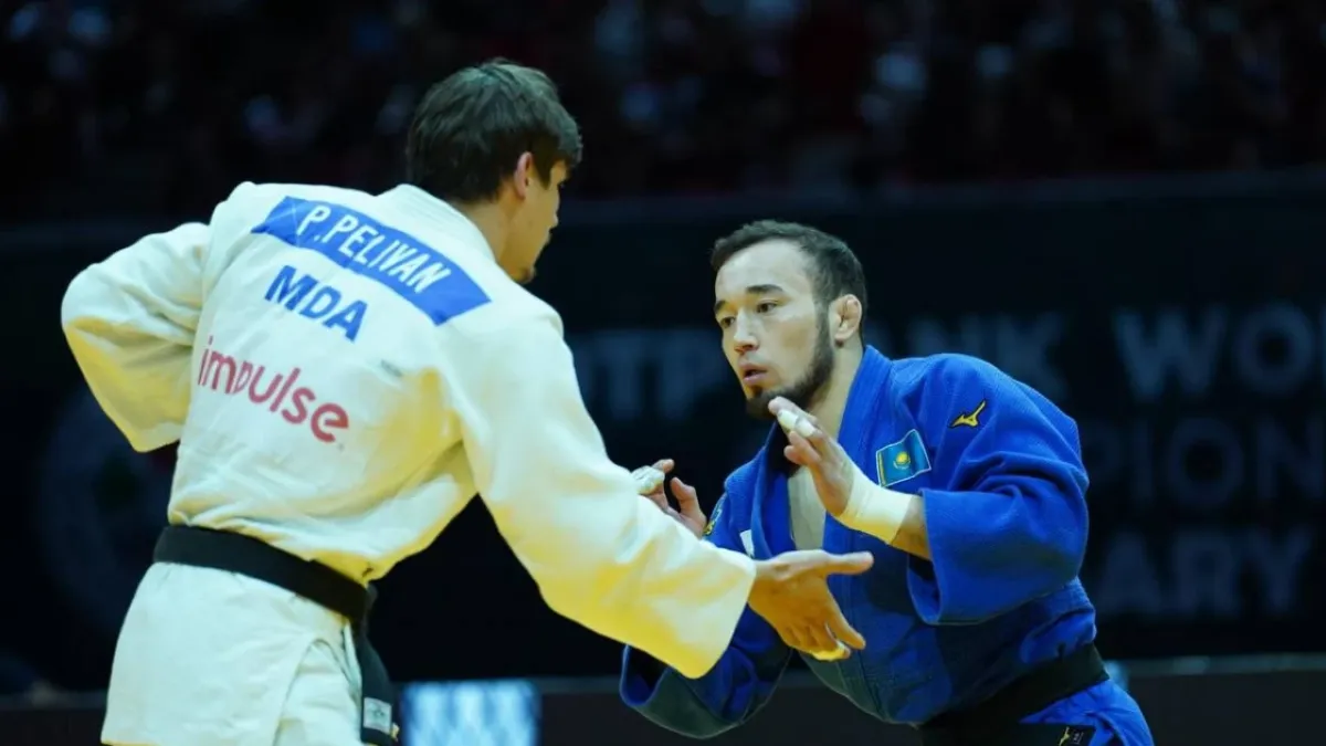 Дзюдошы Абылайхан Жұбаназар әлем чемпионатын жеңіспен бастады