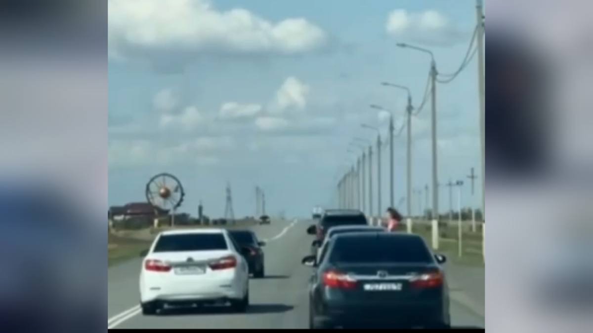 Кортеж устроил беспредел на дорогах Экибастуза