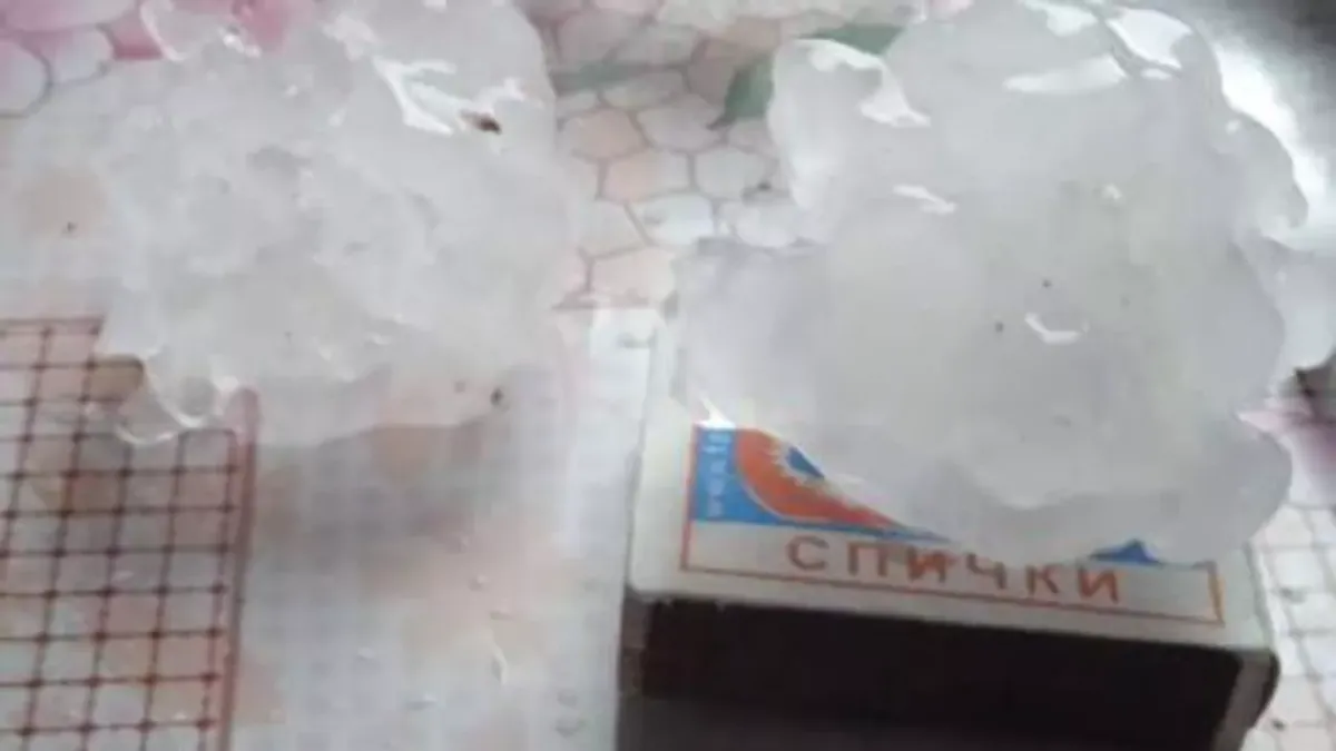 Шығыс Қазақстанда көлемі жұмыртқадай бұршақ жауды
