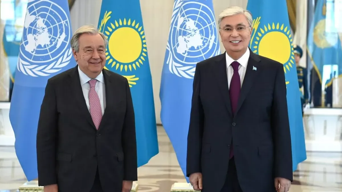 Тоқаев пен Гутерриш Алматыда келіссөз жүргізеді