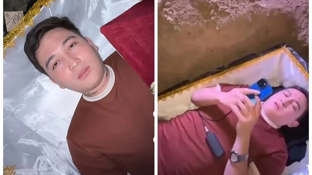 Қазақстандық блогер өзін тірідей көміп, тікелей эфирге шыққан (ВИДЕО)