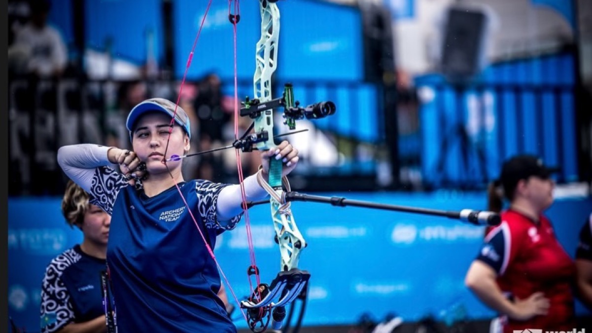 Казахстанские лучники вошли в топ-10 на чемпионате мира