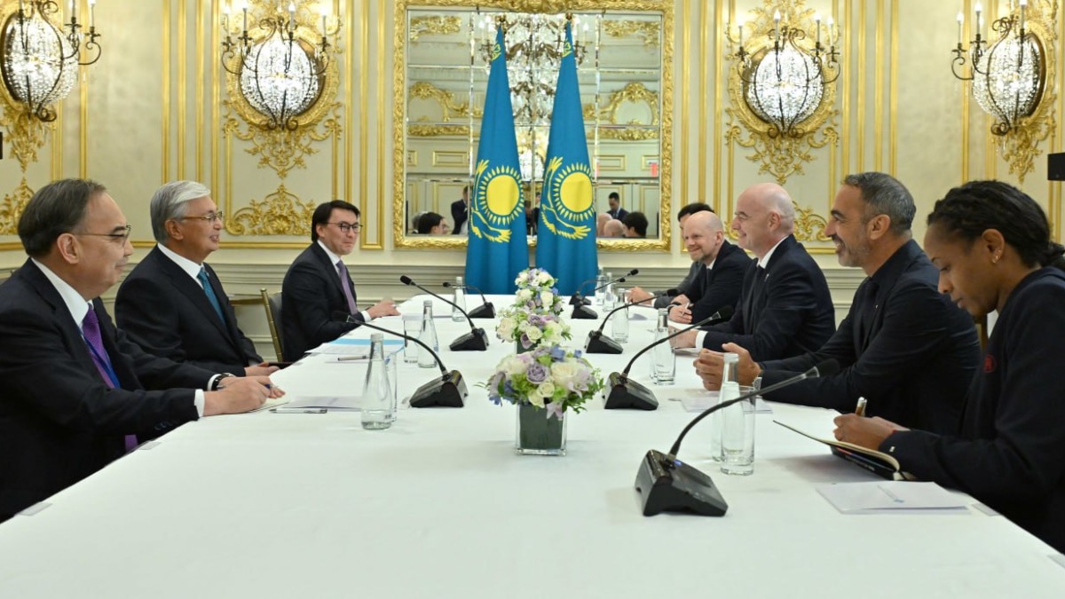 Токаев принял Президента ФИФА 