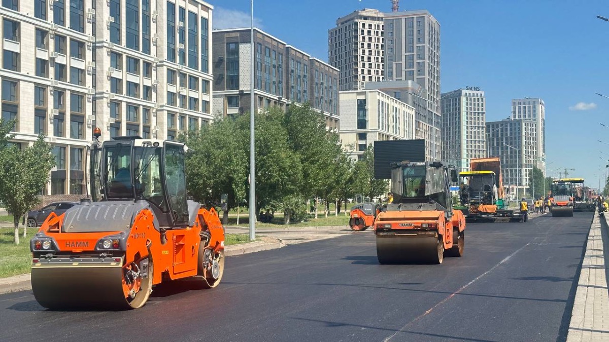 Дорогу перекроют в центре Астаны из-за ремонта 