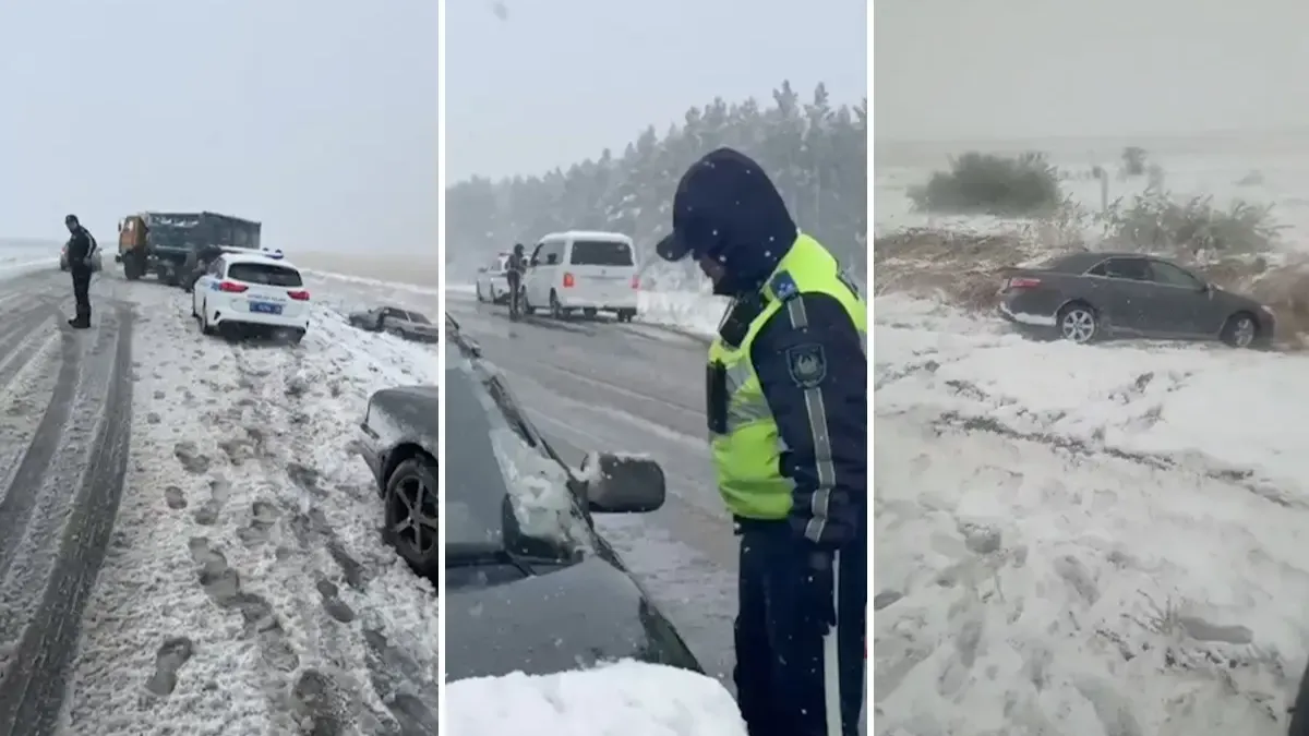 Қостанай облысында көліктер қалың қарға батып жатыр