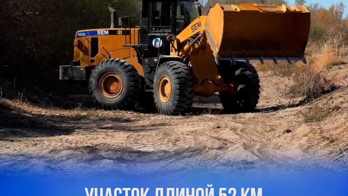 В Жамбылской области механизировано очищен 52-километровый участок Фурмановского обводного канала