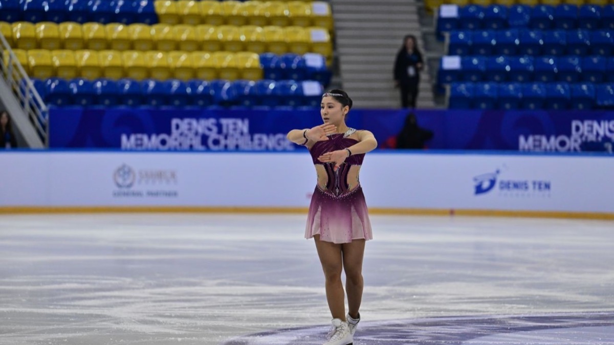 Женская команда Казахстана по фигурному катанию выступила на Trialeti Trophy в Грузии