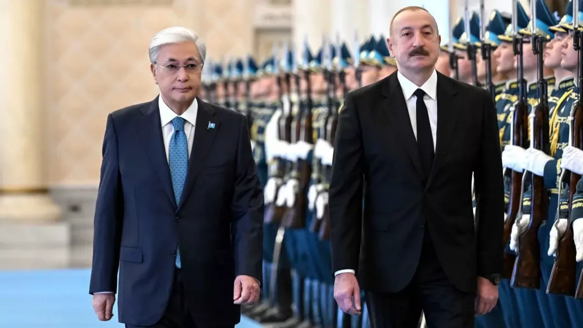 Тоқаев Ақордада Әзербайжан Президентін қарсы алды