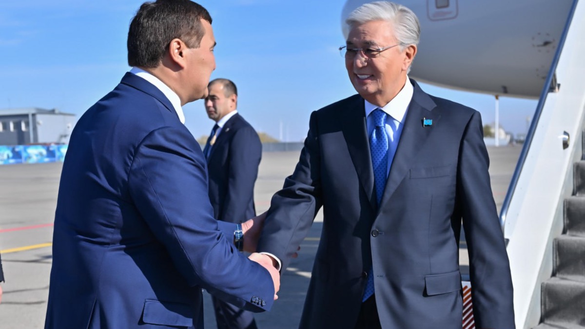 Президент прибыл в Кызылординскую область