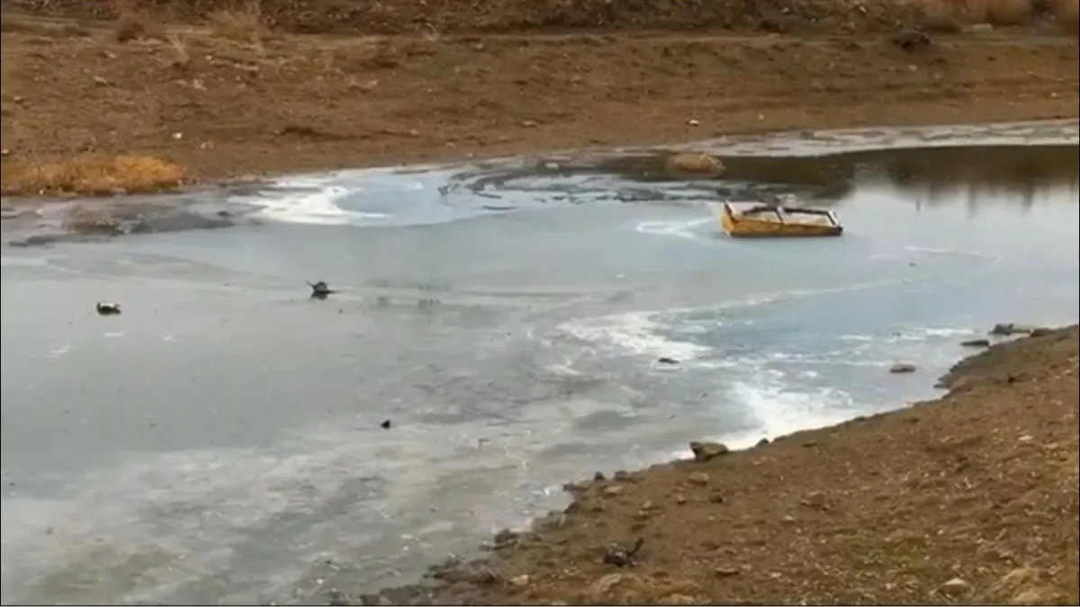 Ақмола облысында үш бала мұз астына түсіп кетті