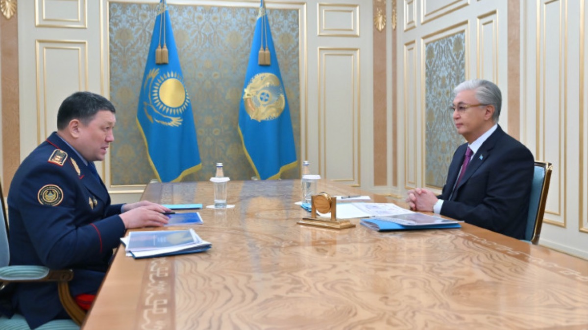 Токаев принял главу МВД Ержана Саденова