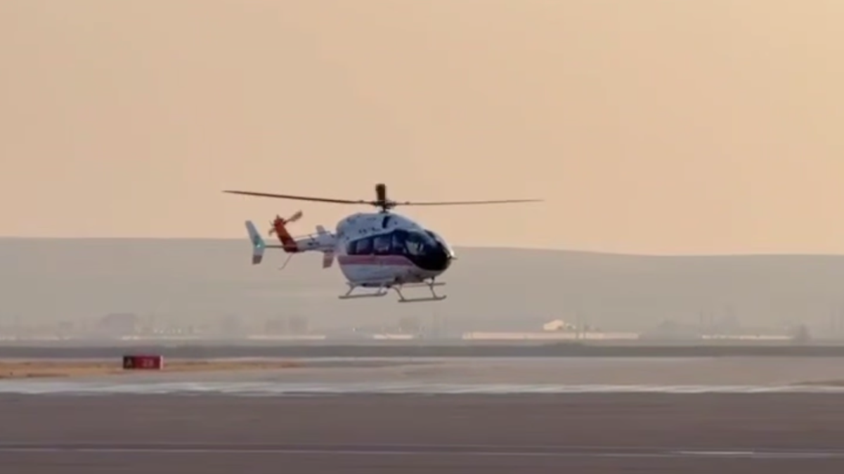 Пострадавшую при пожаре доставили вертолётом в Шымкент