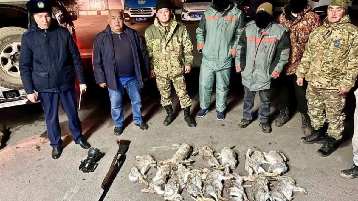 В заповеднике задержали двух браконьеров с 13 тушами зайцев