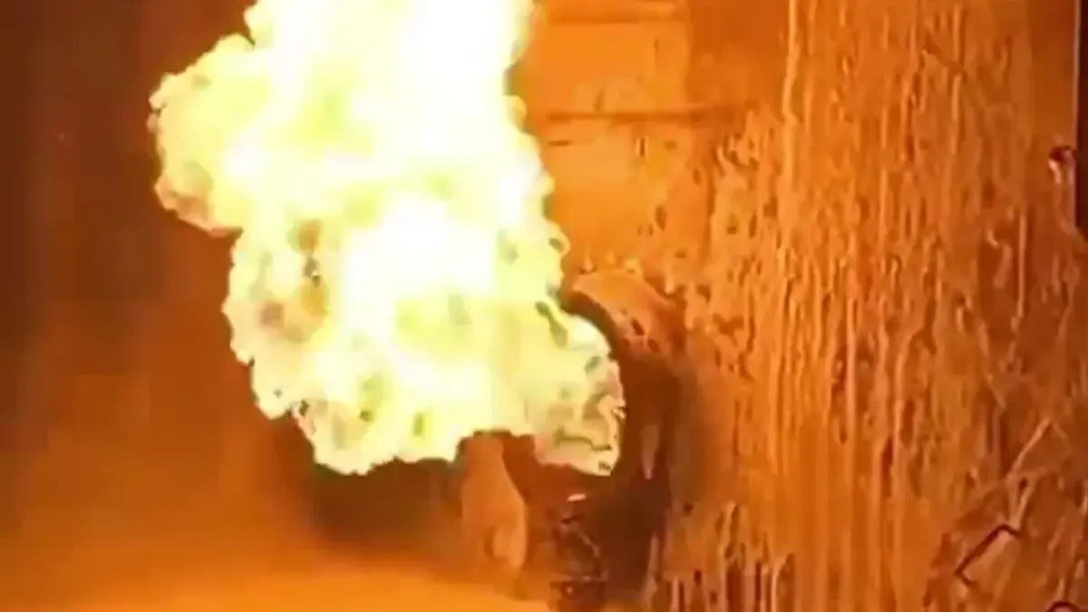 Түркістандағы мұнай базасынан өрт шықты 