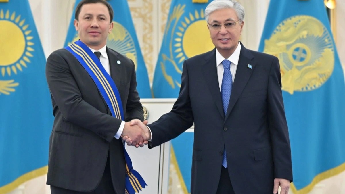 Президент Геннадий Головкинді І дәрежелі «Барыс» орденімен марапаттады   