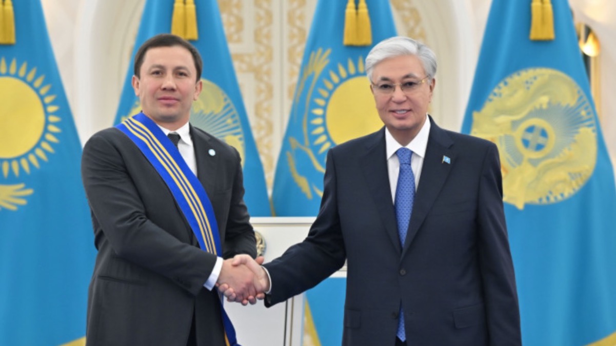 Президент наградил Головкина орденом «Барыс» I степени