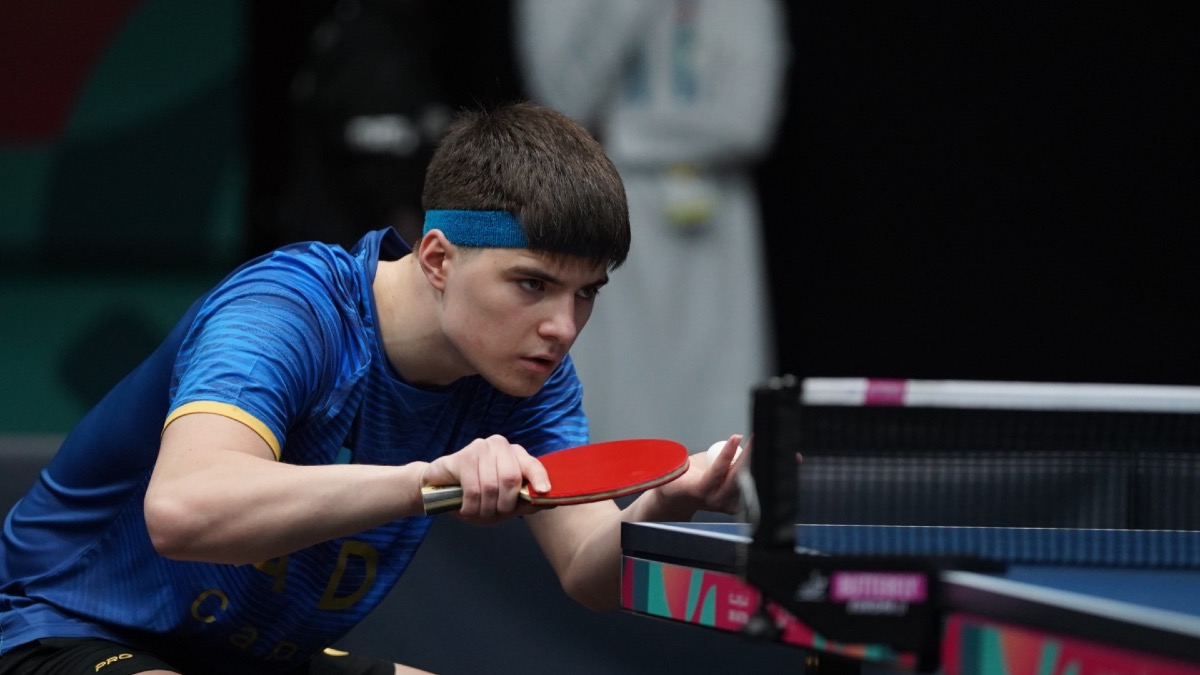 Казахстанец вышел в 1/4 финала молодежного чемпионата мира по настольному теннису