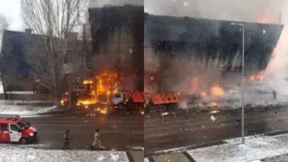 Астанада Cinema City ғимараты өртке оранды