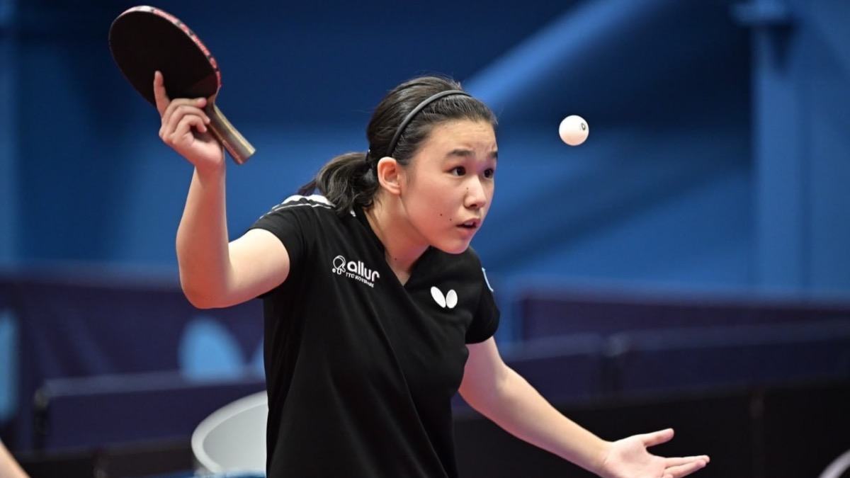 Казахстанка завоевала "золото" турнира по настольному теннису в Саудовской Аравии