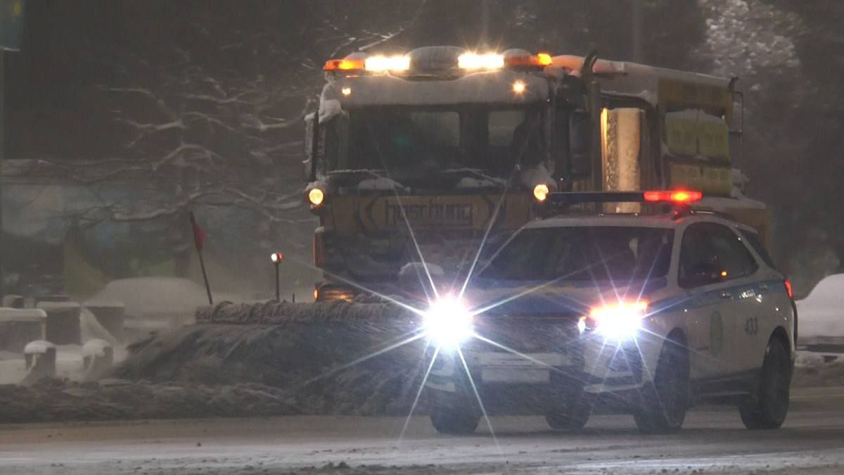 Первый снег в Алматы спровоцировал 58 ДТП за ночь