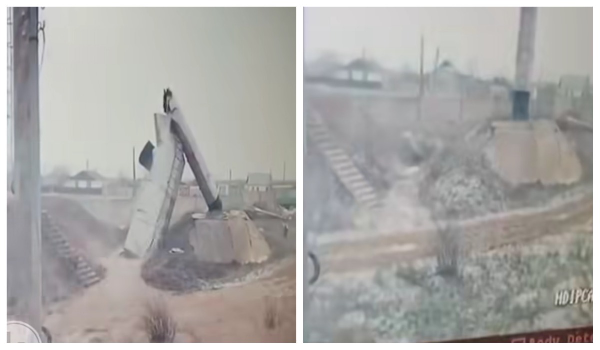 Батыс Қазақстан облысында су мұнарасы құлады