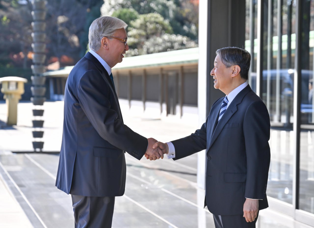 Токаев прибыл в Императорский дворец в Токио