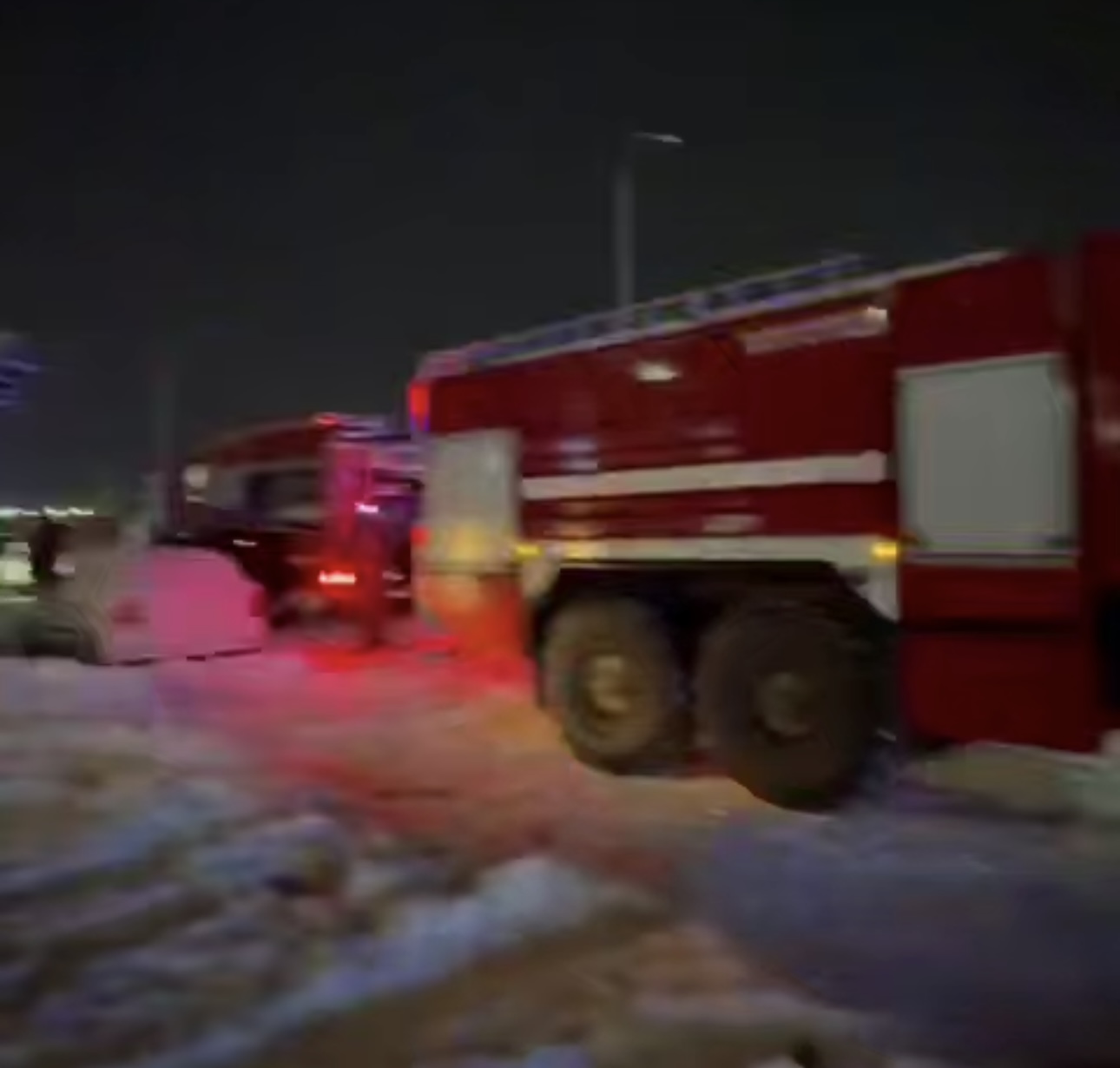 В Уральске произошёл пожар в девятиэтажном доме