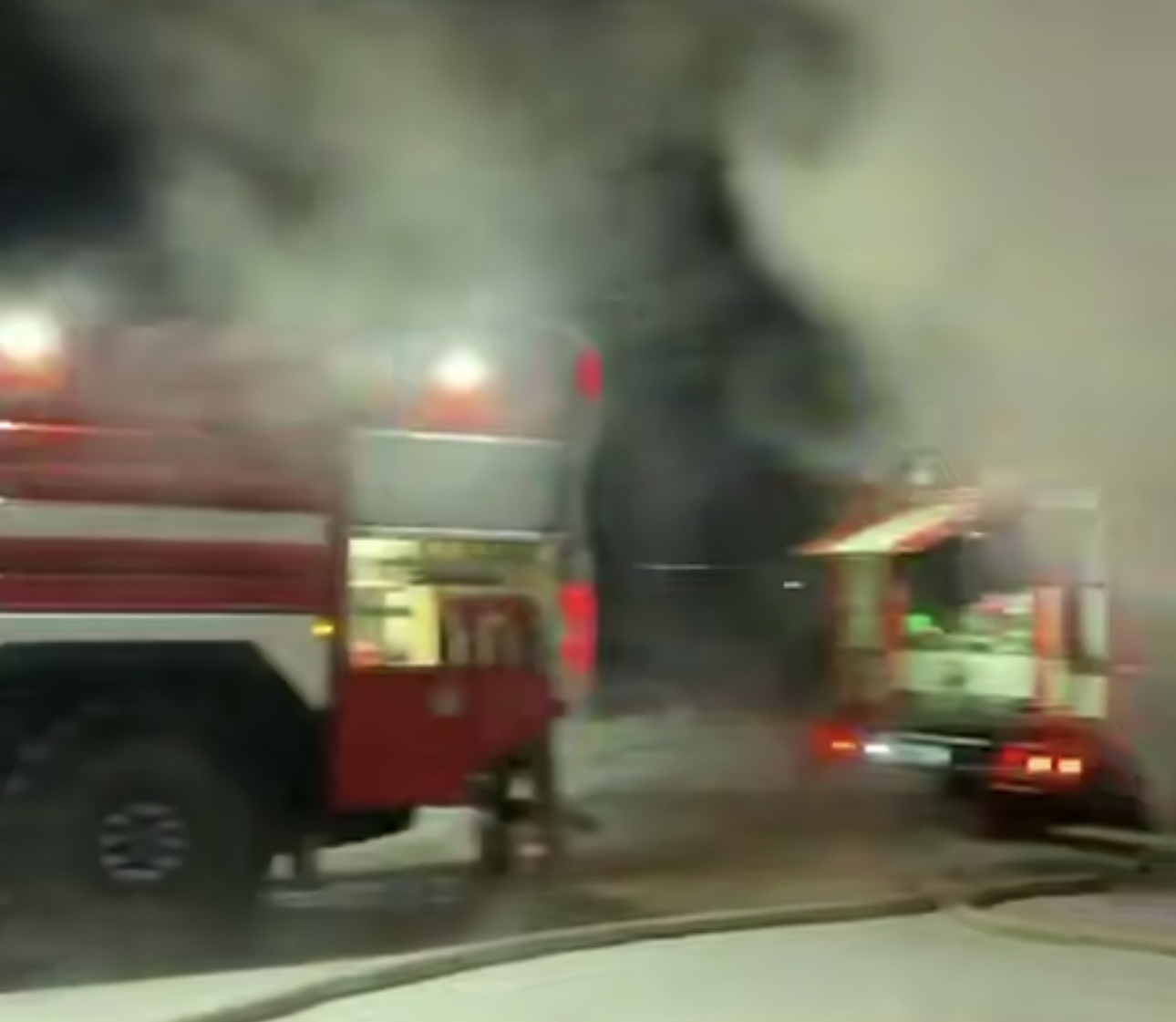 Баня загорелась в частном секторе Костаная