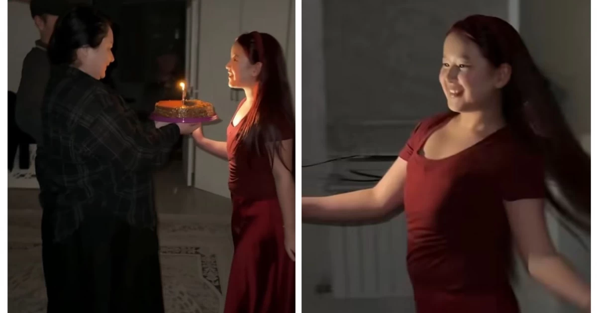 Роза Әлқожа 11 жасқа толған кенже қызы туралы әсерлі жазба қалдырды