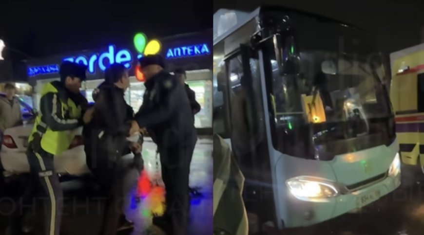 Таразда жолаушы автобус жүргізушісін пышақтады