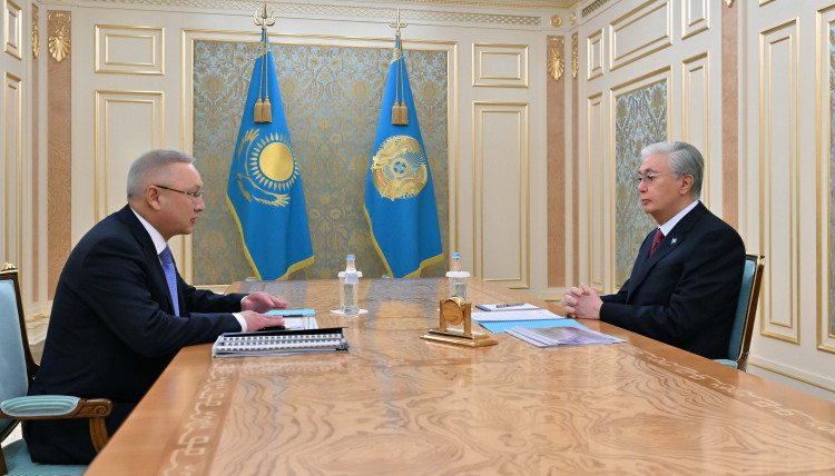 Токаев принял акима области Жетісу