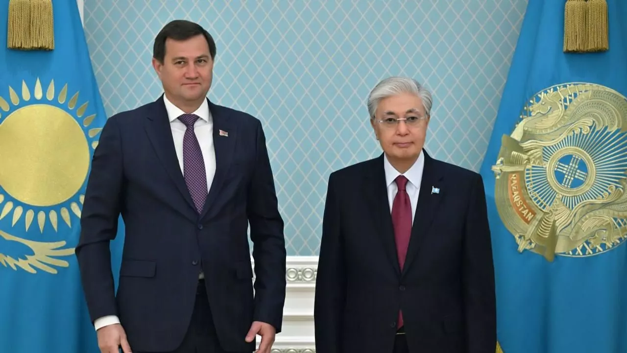 Мемлекет басшысы Беларусь сыртқы істер министрі Максим Рыженковты қабылдады