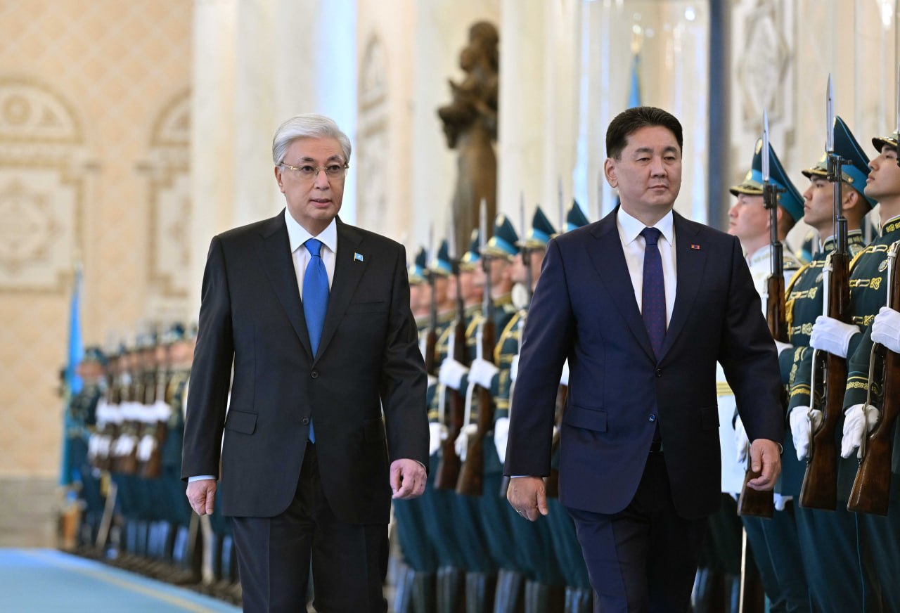 В Акорде состоялась церемония встречи Президента Монголии