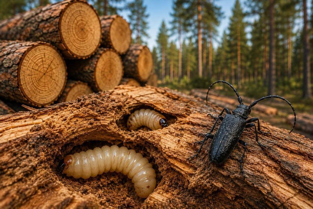 В Семее пресекли попытку реализации зараженной древесины