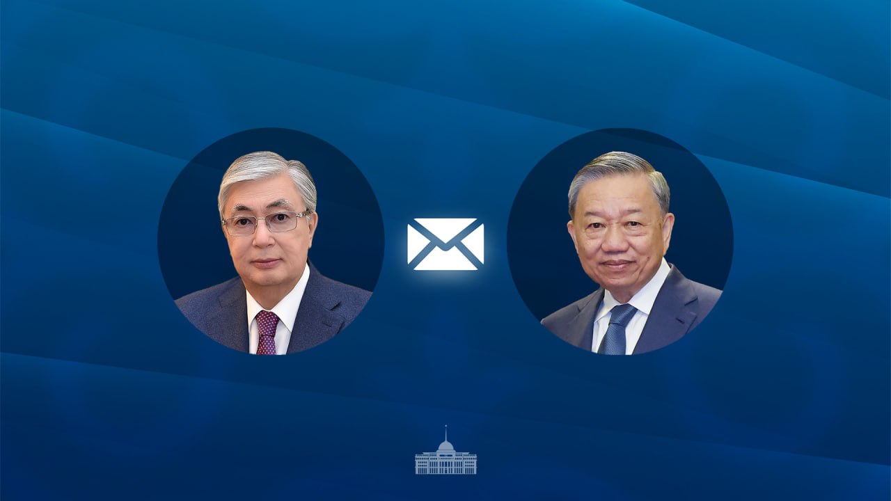 Токаев направил телеграмму поздравления по случаю Дня независимости Социалистической Республики Вьетнам